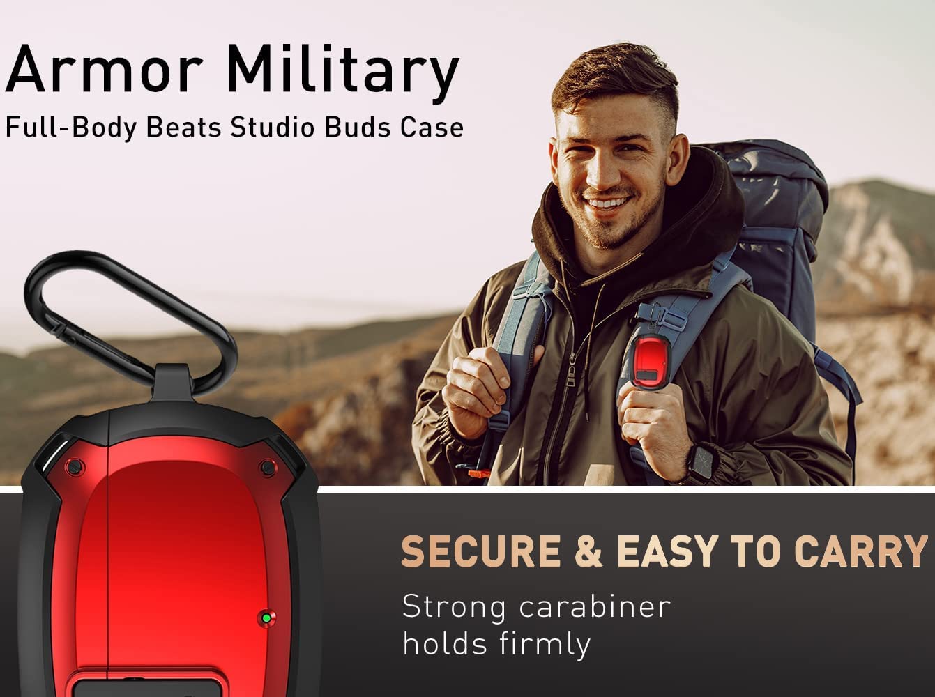 Zitel Case for Beats Studio Buds, Beats Studio Buds Plus Case 2021/2023