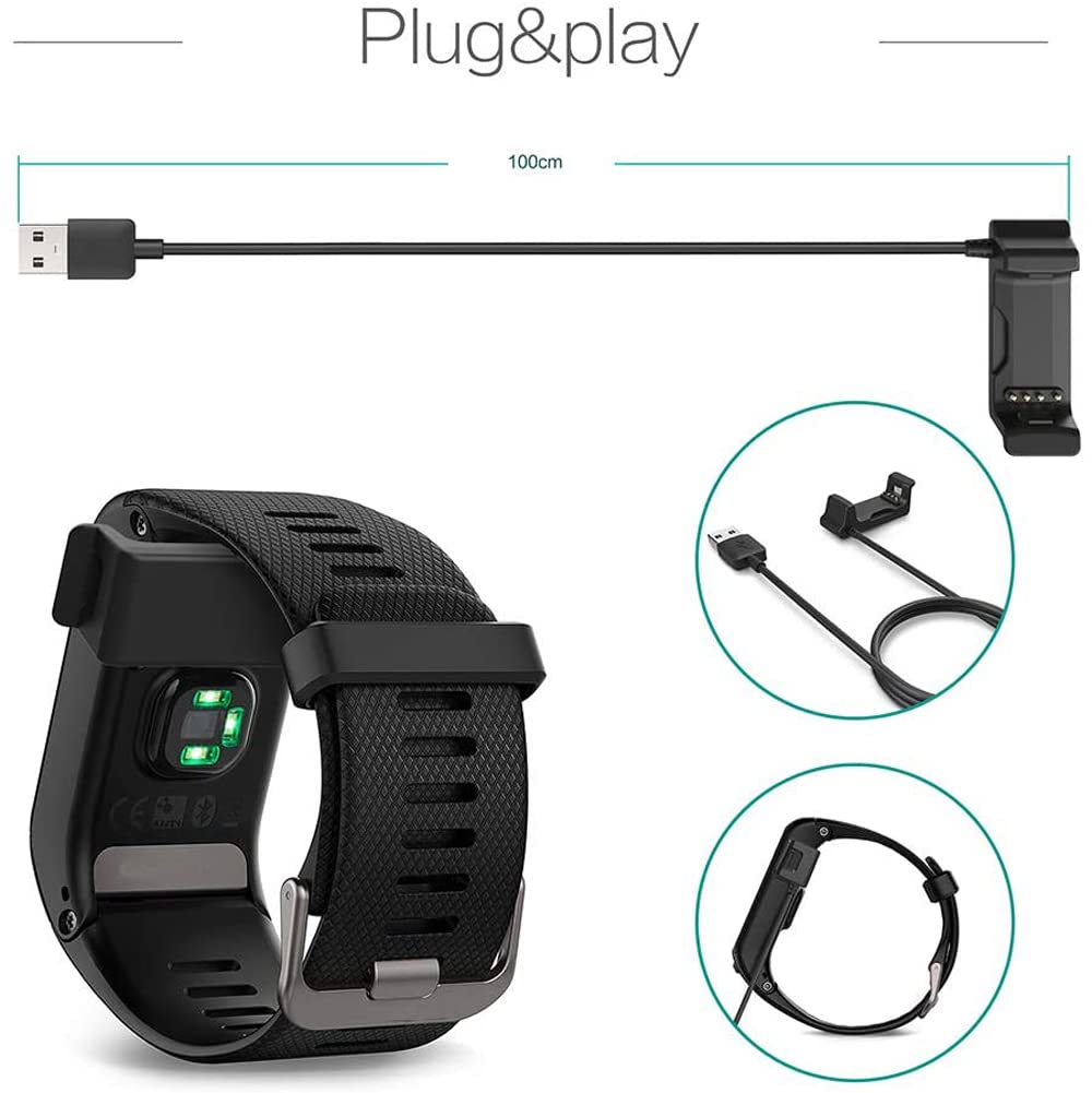 Zitel Charger for Garmin Vivoactive HR Charging Cable