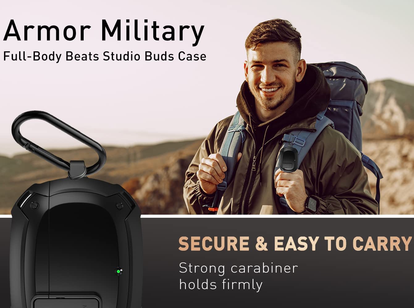 Zitel Case for Beats Studio Buds, Beats Studio Buds Plus Case 2021/2023