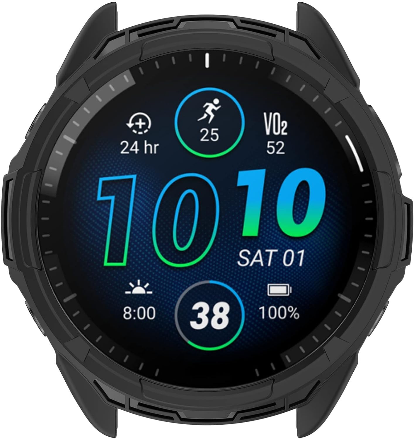 Zitel Case for Garmin Forerunner 965 - Black