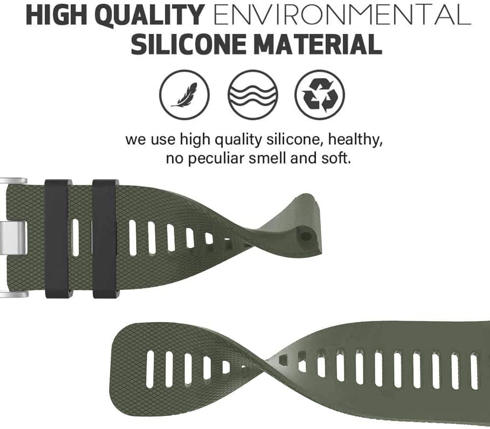 Zitel Band for Garmin Vivoactive HR Strap with Adapter Tools - Army Green