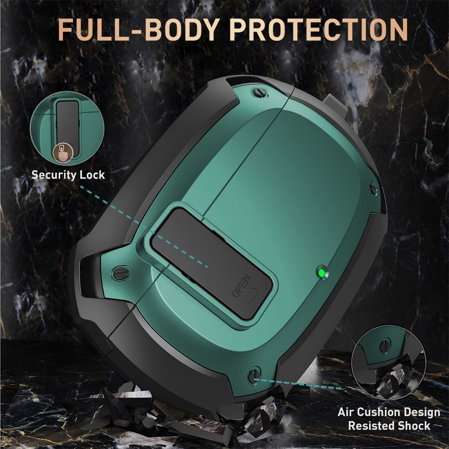 Zitel Case for Beats Studio Buds, Beats Studio Buds Plus Case 2021/2023