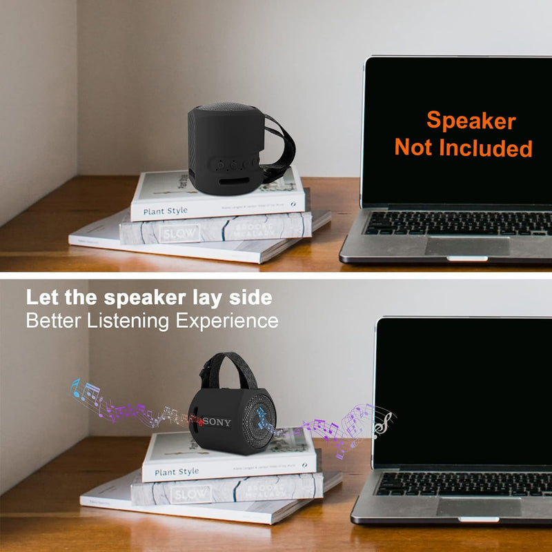 Zitel Case Cover for Sony SRS-XB13 / SRS-XB100 Bluetooth Speaker - Black