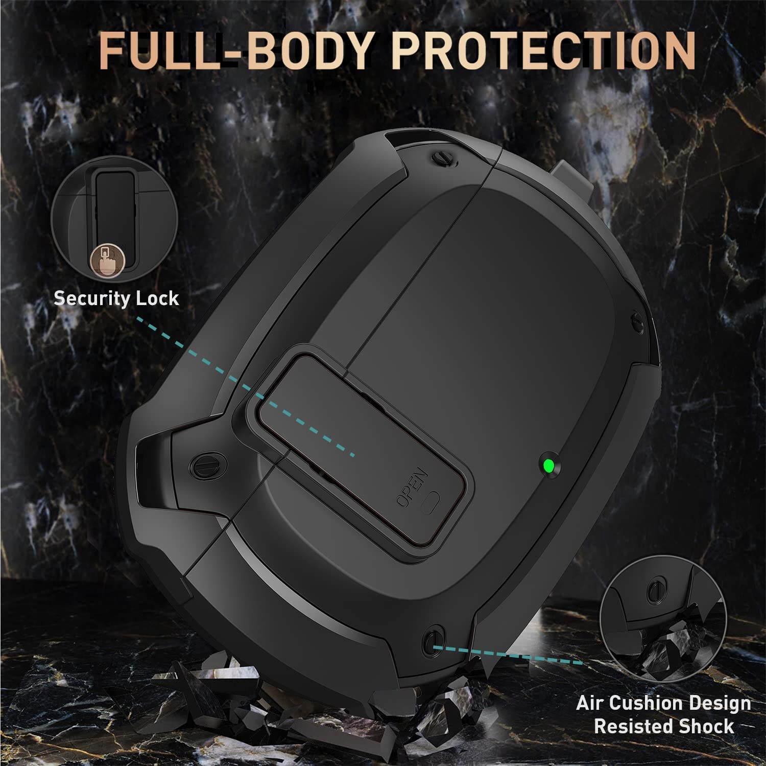 Zitel Case for Beats Studio Buds, Beats Studio Buds Plus Case 2021/2023