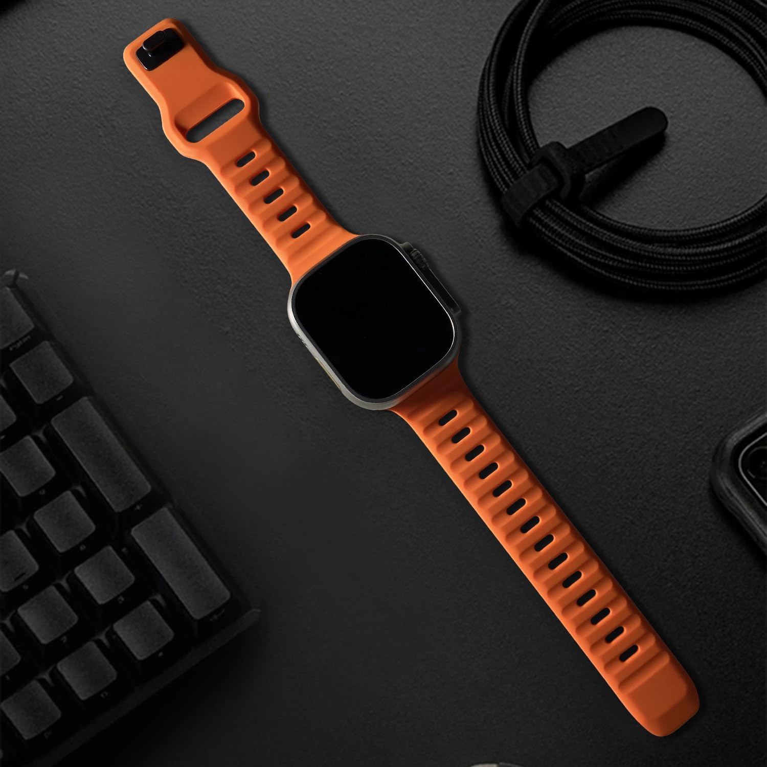 Zitel Band for Apple Watch Straps 49mm 46mm 45mm 44mm - Orange