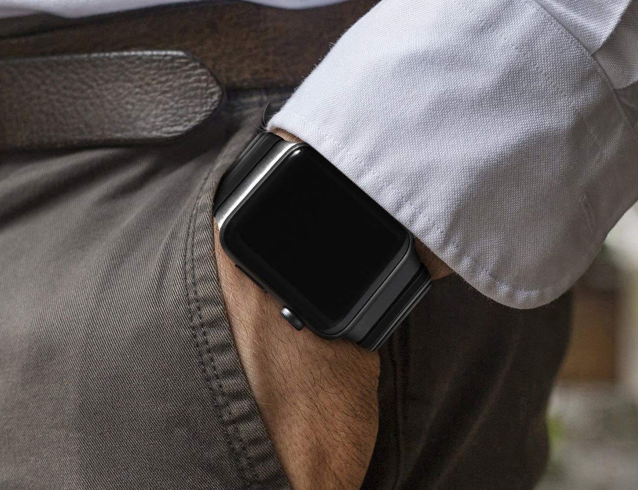 Zitel Stainless Steel Bands for Apple Watch Metal Straps 42mm(Series 10) 41mm 40mm Series 10 | 9 | 8 | 7 | 6 | 5 | 4 | 3 | 2 | 1 | SE2 - Black