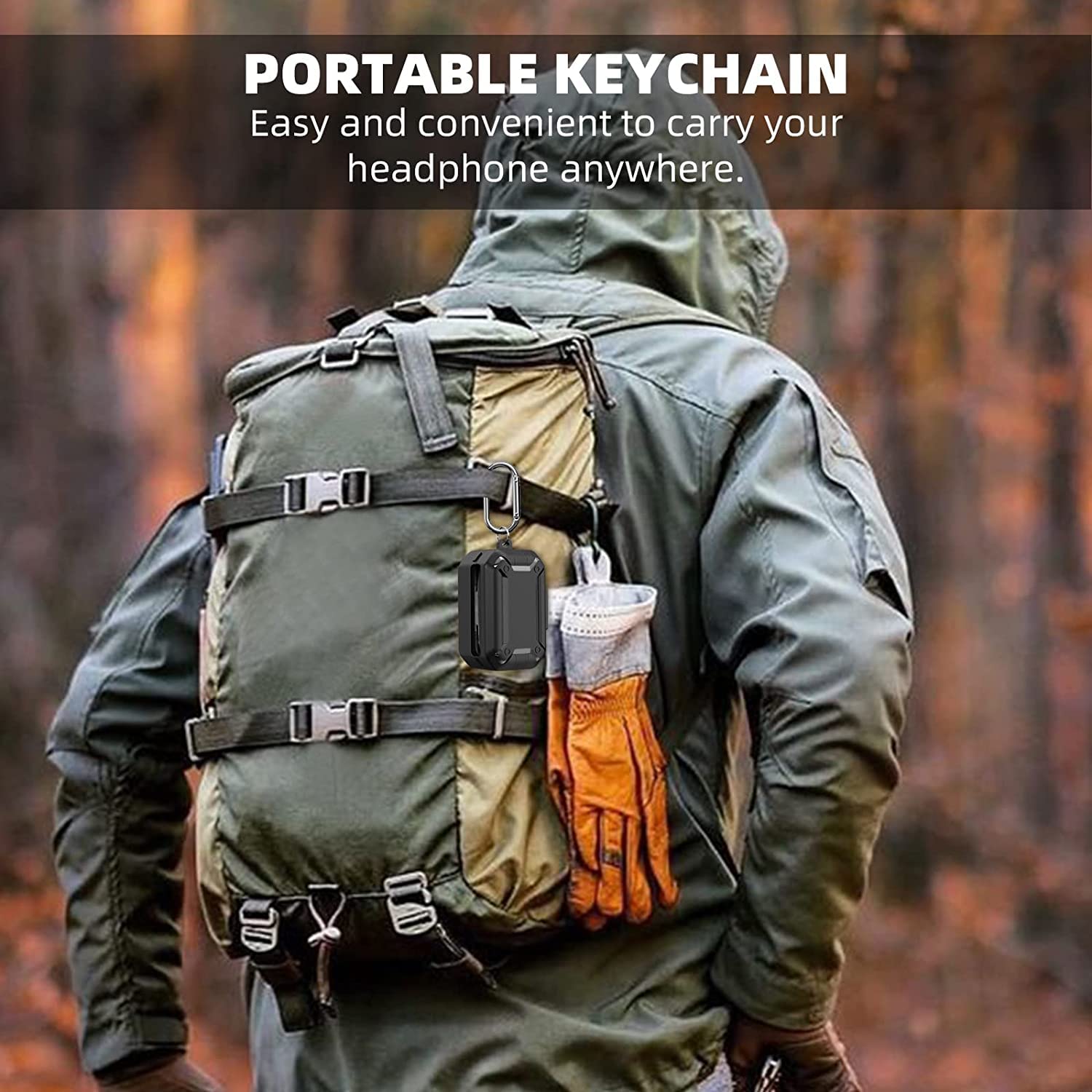 Zitel Case for Sennheiser Momentum True Wireless 3 Earbuds - Black