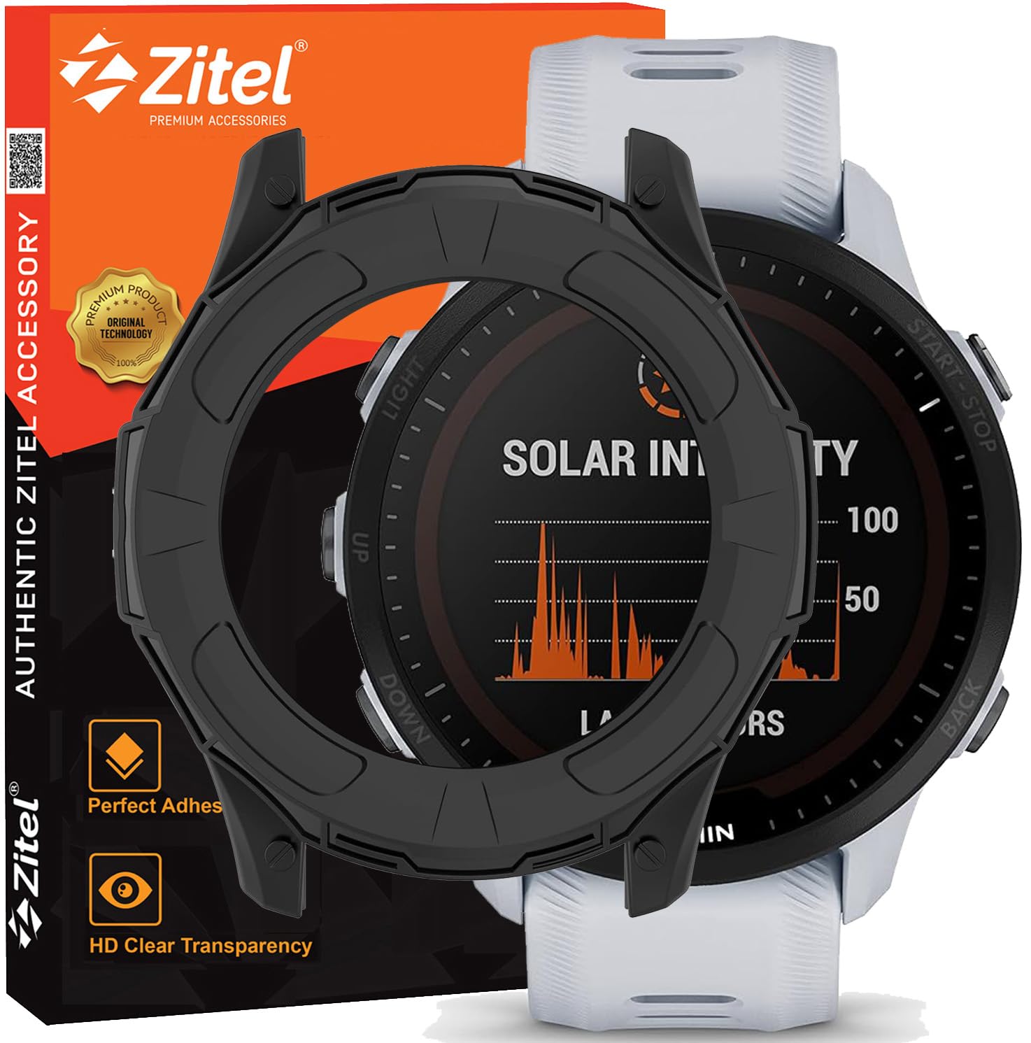 Zitel Case for Garmin Forerunner 955 Cover - Black