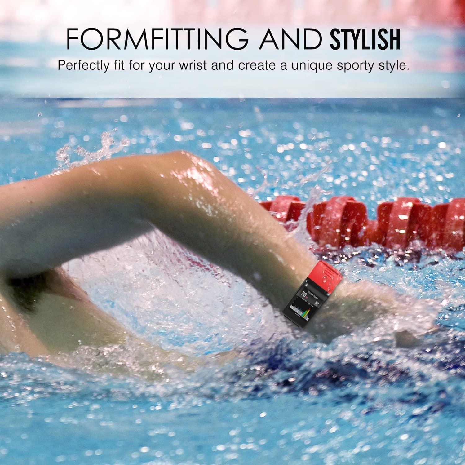 Zitel Band for Garmin Vivoactive HR Strap with Adapter Tools - Red