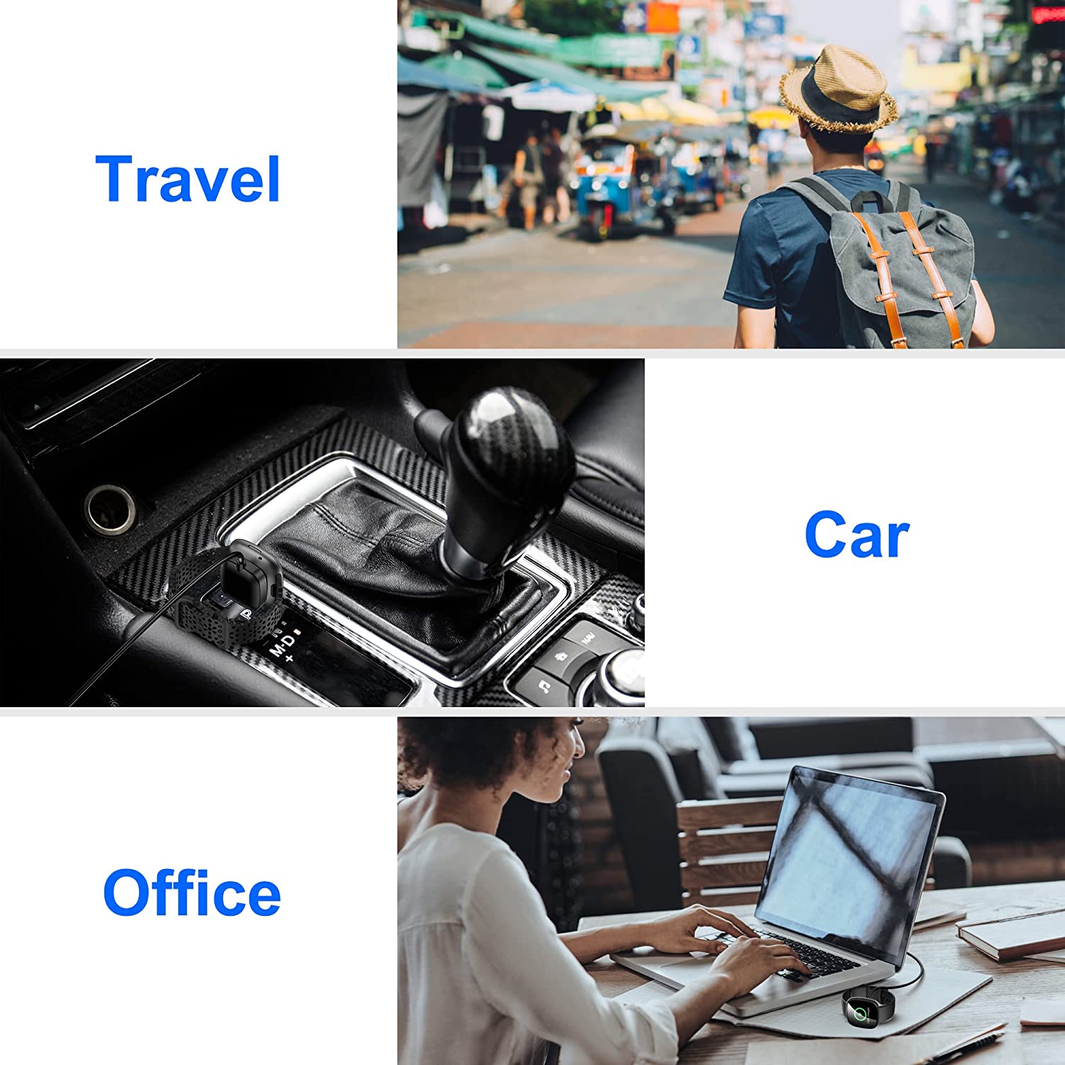 Zitel Charging Cable for Fitbit Versa 4 / Fitbit Sense 2