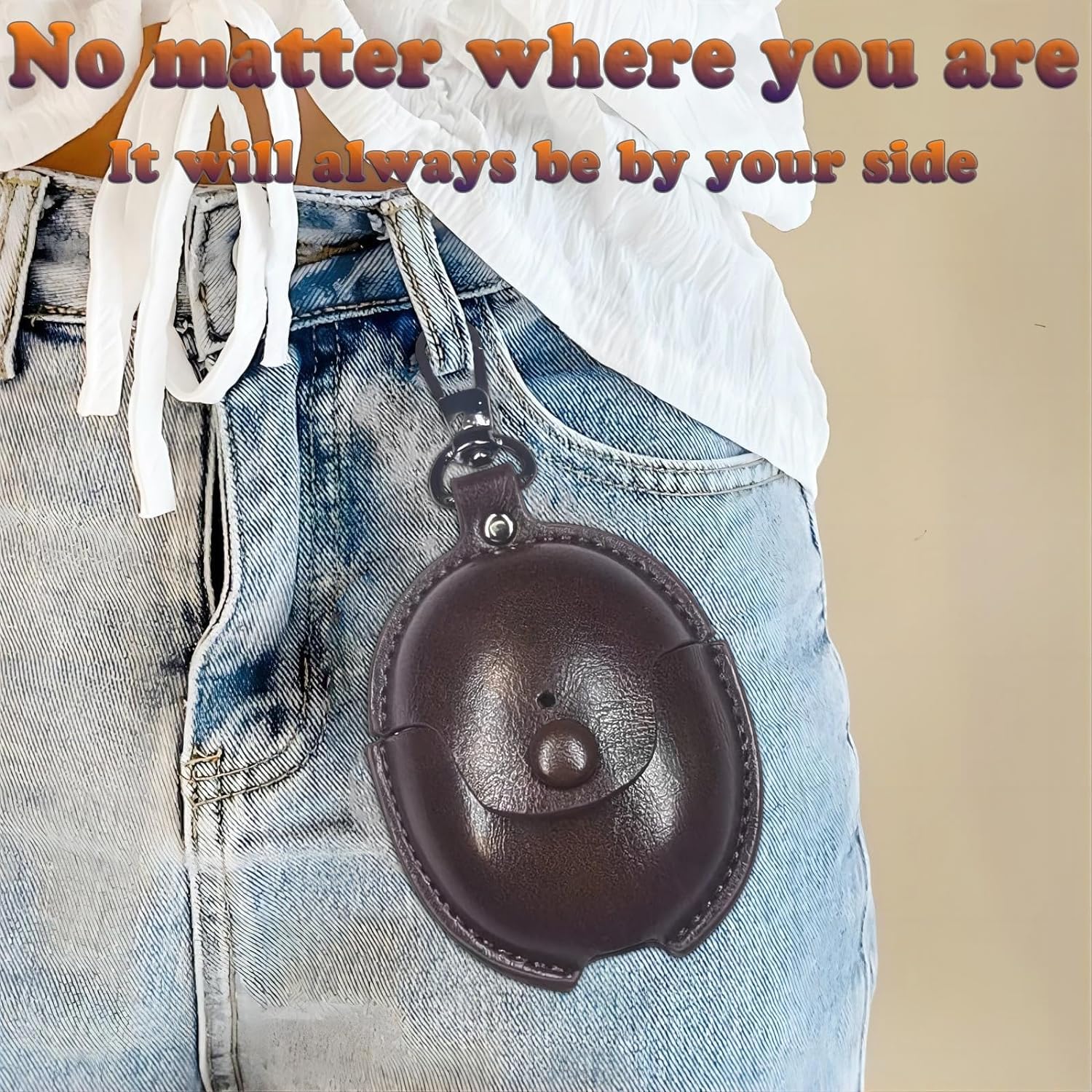 Zitel Case for Google Pixel Buds Pro (2022) PU Leather Cover - Coffee Brown