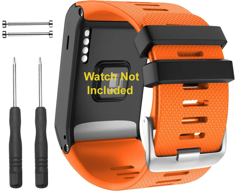 Zitel Band for Garmin Vivoactive HR Strap with Adapter Tools - Orange