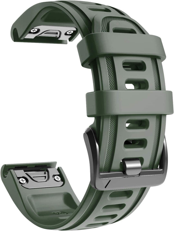 Zitel Band for Garmin Fenix 20mm Strap for Fenix 6S/6S Pro, Fenix 5S/5S Plus, Fenix 7S, D2 Delta S Smartwatch (Army green)