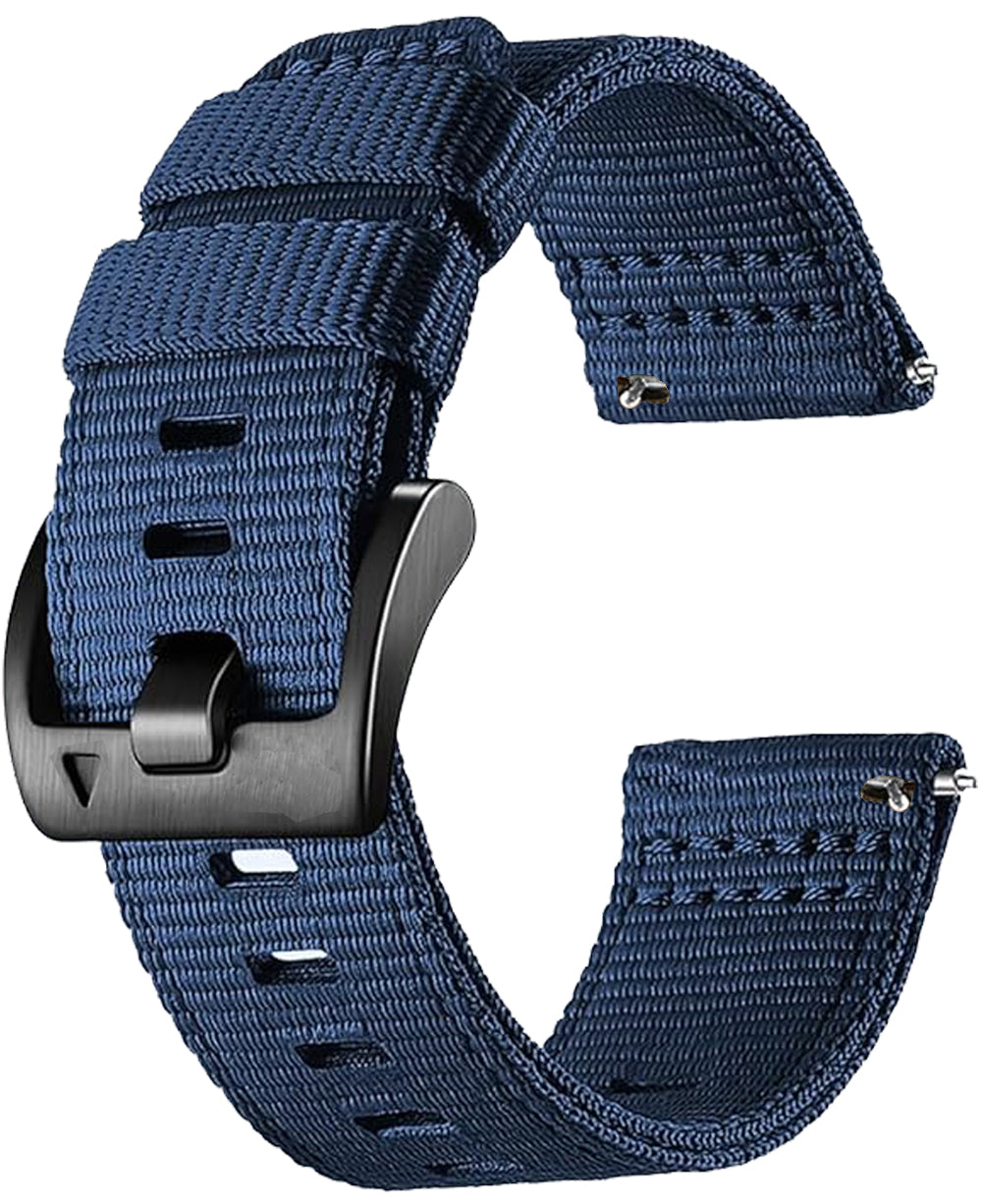 Zitel Band for COROS PACE 4/PACE 3/PACE Pro/APEX 2 Pro/APEX Pro/APEX 46mm - 22mm wide Rugged Nylon Sport Strap - Blue