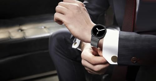 Zitel Stainless Steel No Gap Metal Band for Samsung Galaxy Watch 8 / Watch 8 Classic - Black