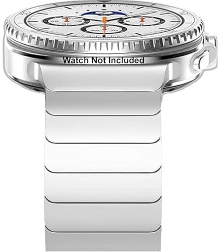 Zitel Stainless Steel No Gap Metal Band for Samsung Galaxy Watch 8 / Watch 8 Classic - Silver