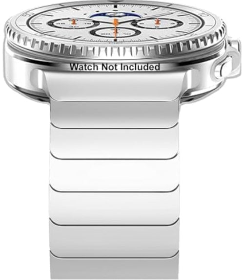 Zitel Stainless Steel No Gap Metal Band for Samsung Galaxy Watch 8 / Watch 8 Classic - Silver