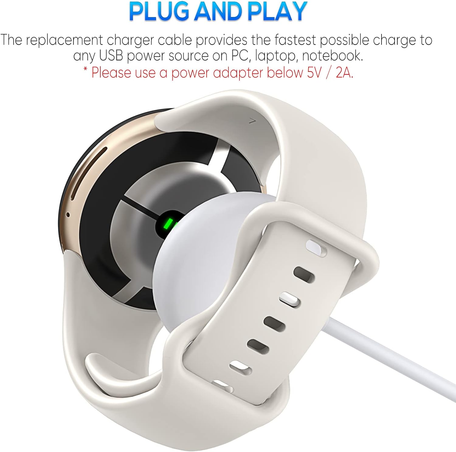 Zitel Charger for Google Pixel Watch Charging Cable