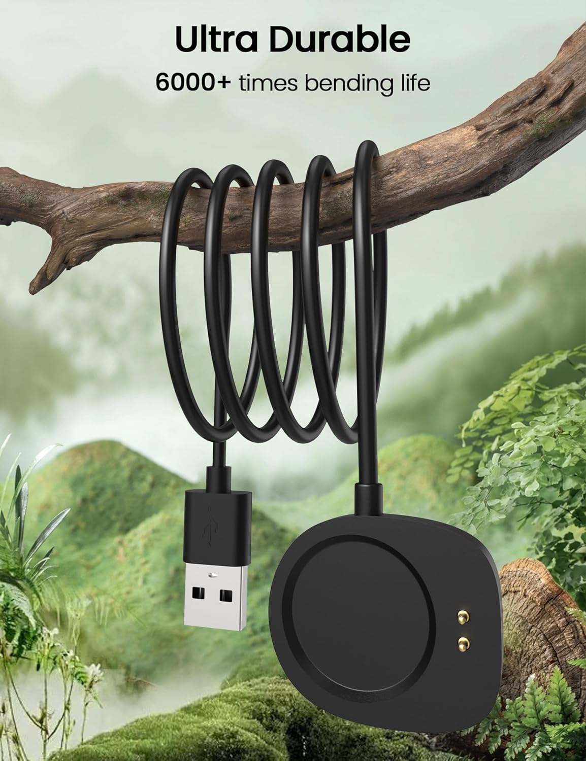 Zitel Charging Cable for Amazfit Active Max / Helio Strap Fitness Tracker