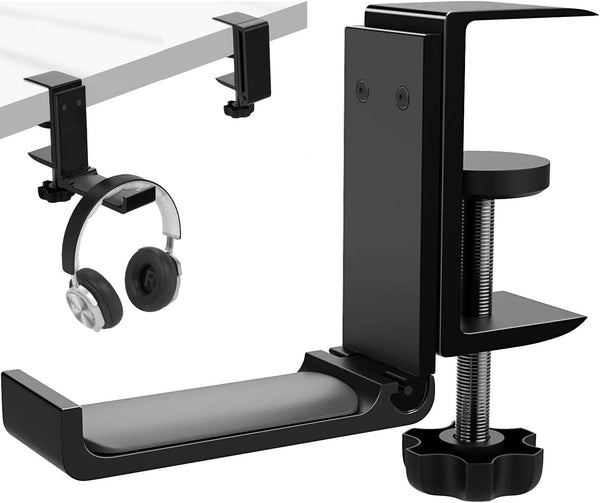 Zitel Headphone Stand, Adjustable Foldable Aluminum Hanger Headset Holder for All Headphone Sizes