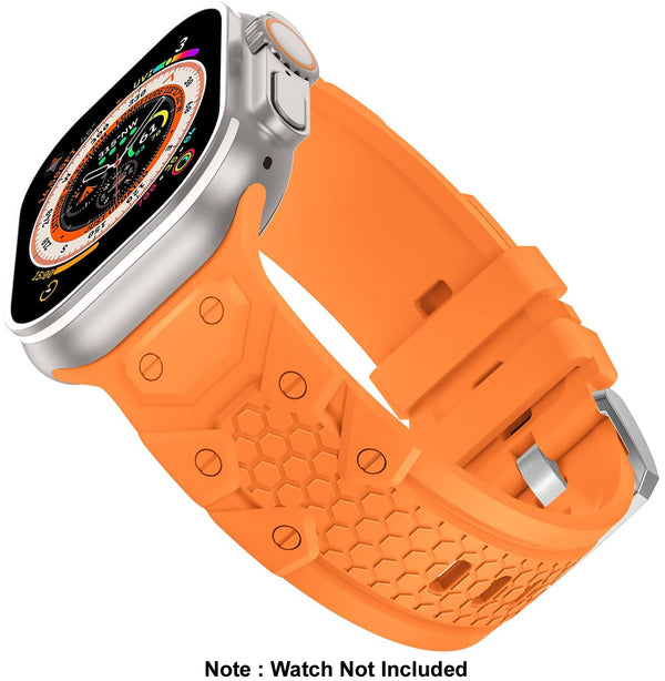 Zitel Band for Apple Watch Ultra 2 / Ultra 49/45/44/42mm Strap - Orange