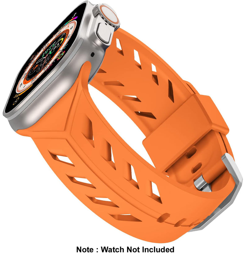 Zitel Band for Apple Watch Ultra 2 / Ultra 49/45/44/42mm Strap - Orange