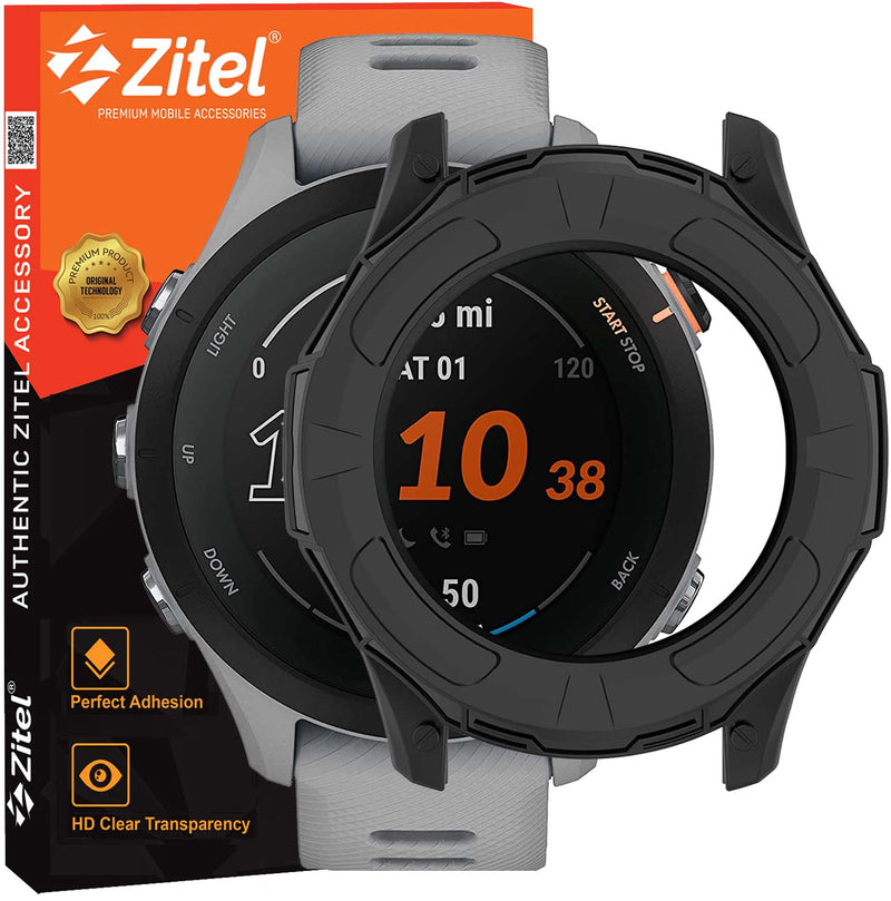 Zitel Case for Garmin Forerunner 255, Forerunner 255 Music Cover - Black