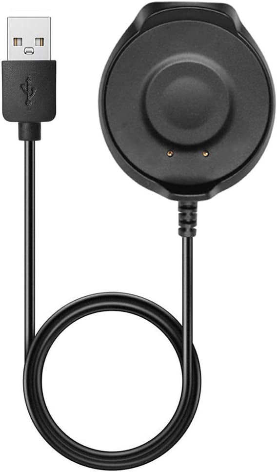 Zitel Charger for Motorola Moto 360 3rd Gen Smartwatch Charging Magnetic Dock Cable, 100cm (Black)