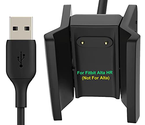 Zitel® Charger Dock Cable Compatible with Fitbit Alta HR (NOT for Fitbit Alta) - Black