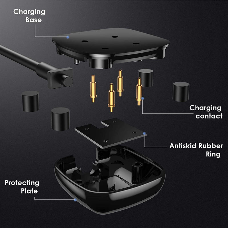 Zitel Charging Cable for Fitbit Versa 4 / Fitbit Sense 2