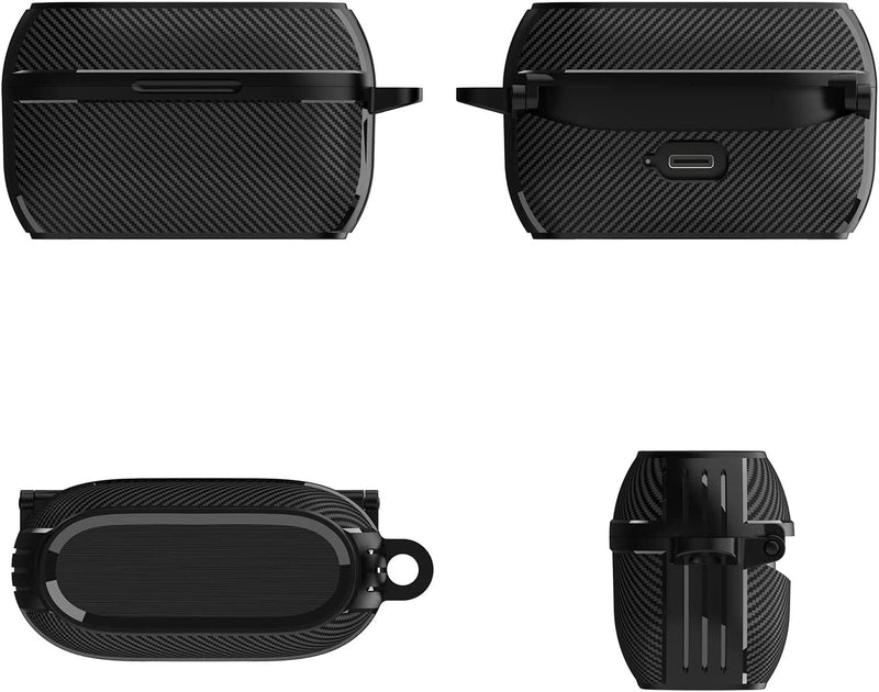 Zitel Case for Jabra Elite 75t Earbuds / Jabra Elite Active 75t Case - Black