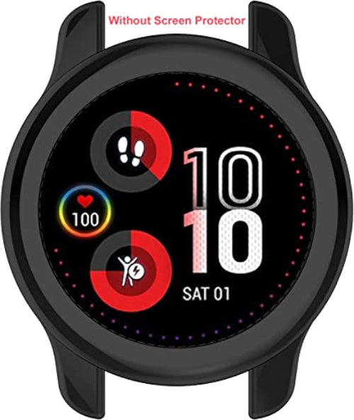 Zitel Case for Garmin Venu 2 Plus Bumper Cover Shell (Without Screen Protector) - Black