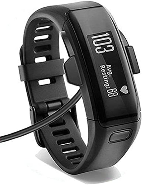 Zitel® Charger Compatible with Garmin Vivosmart HR Vivosmart HR+ Approach X40 - USB Charging Cable 100cm - Black