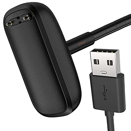 Zitel® Charger Dock Cable Compatible with Fitbit Charge 5 - Black