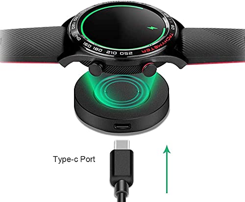 Zitel® Charging Magnetic Dock Compatible with Honor Watch Magic/Magic 2 / Honor Watch Dream - USB Charging Cable with Built-in Smart IC for Safe Charging - Black