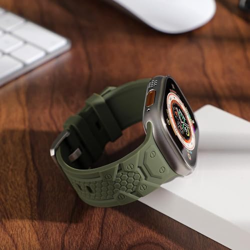 Zitel Band for Apple Watch Ultra 2 / Ultra 49/46/45/44mm Strap - Army Green