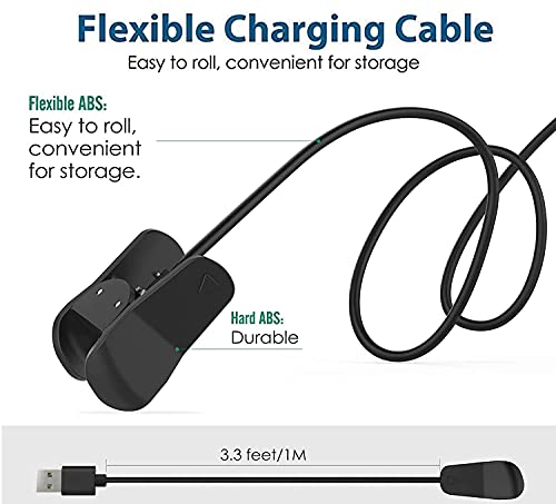 Zitel Charger for Garmin Vivosmart 3 Charging USB Cable 100cm