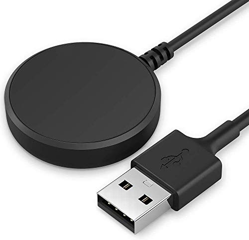 Zitel® Charger Compatible with Samsung Galaxy Watch 4 / Watch 4 Classic - Replacement USB Charging Cable 100cm - Black