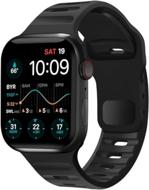 Zitel Band for Apple Watch Straps 42mm(Series 10) 41mm 40mm 38mm - Black