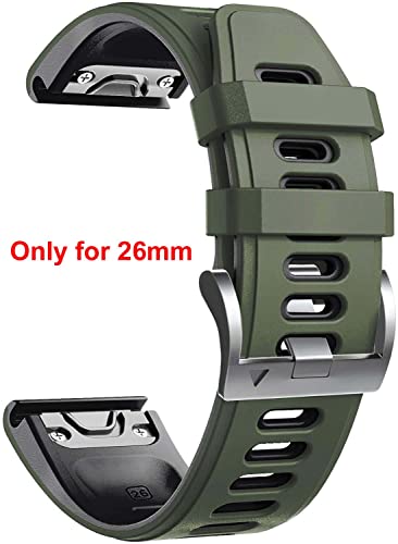Cinturino in nylon balistico per Garmin Fenix 8 - 51mm / Fenix 7X Pro / 7X / 6X Pro / 6X / Enduro 3 / Epix 2 Pro 51mm Resistente 26mm Verde - Italia Cinturino in nylon balistico per Garmin Fenix 8 - 51mm / Fenix 7X Pro / 7X / 6X Pro / 6X / Enduro 3 / Epix 2 Pro 51mm Resistente 26mm Verde - Italia