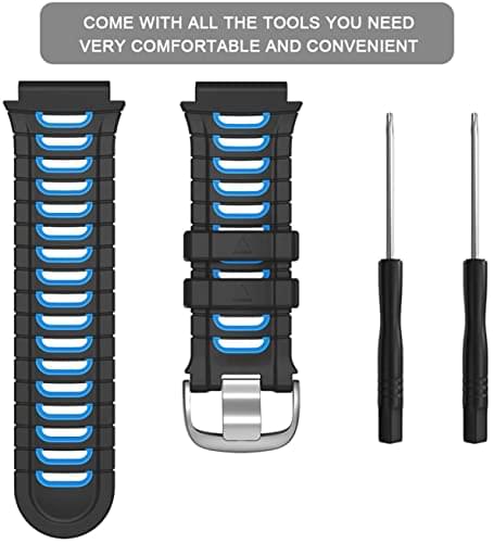 Zitel Band for Garmin Forerunner 920XT Strap - Black/Blue