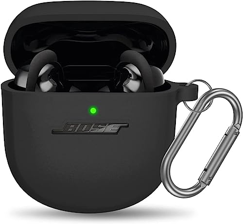 Zitel Case for Bose QuietComfort Earbuds II - Hollow Out Design Silicone Cover - Black