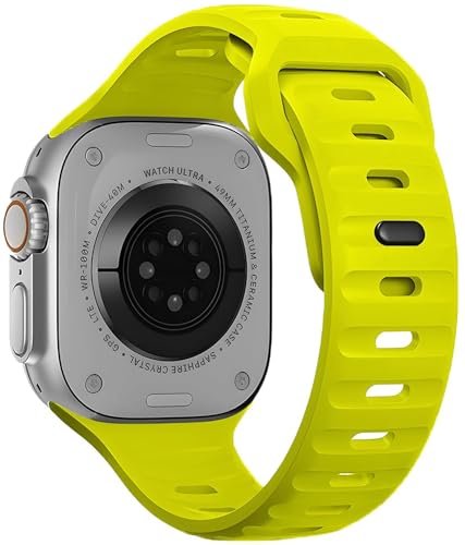Zitel Band for Apple Watch Ultra 2 / Ultra Sport Straps 49mm 45mm 44mm 42mm - Fluorescent Green