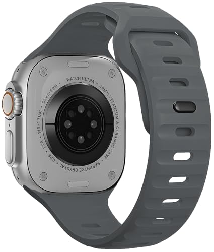 Zitel Band for Apple Watch Ultra 2 / Ultra Sport Straps 49mm 45mm 44mm 42mm - Dark Gray