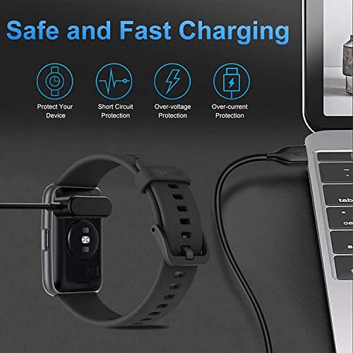 Zitel® Charger Dock Cable Compatible with Huawei Watch Fit, Honor Watch ES - Black