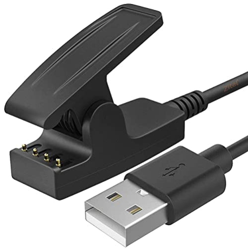 Zitel® Charger Compatible with Garmin Forerunner 35, Forerunner 230, Forerunner 235, Forerunner 630, 645, 735XT - USB Charging Cable 100cm - Smartwatch Accessories