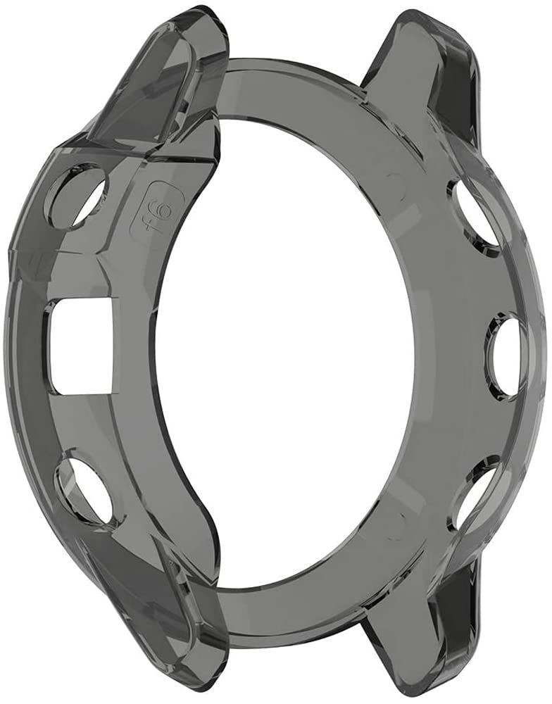 Zitel Case for Garmin Fenix 6 / 6 Pro / Sapphire Bumper Cover (Not for Fenix 6S & 6X) - Black