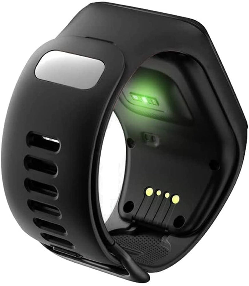 Zitel Band for Tomtom Straps for Runner 3, Spark 3, Runner 2, Spark, Golfer 2, Adventurer - Black