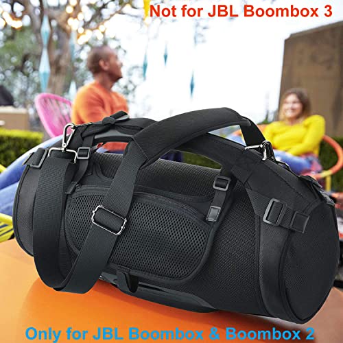 Zitel Travel Case Cover for JBL Boombox / Boombox 2 - Black