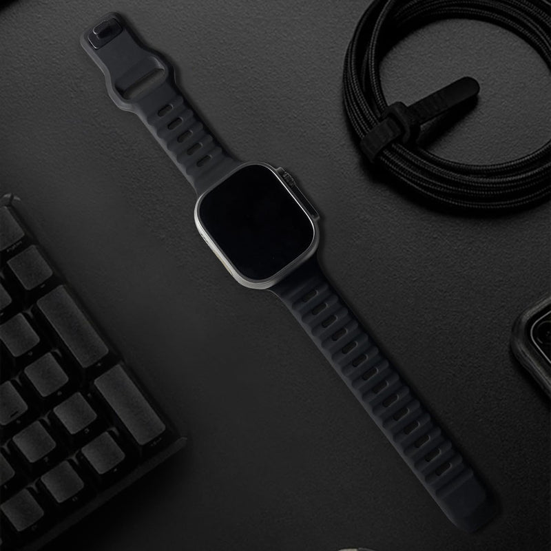Zitel Band for Apple Watch Ultra 2 / Ultra Sport Straps 49mm 45mm 44mm 42mm - Black